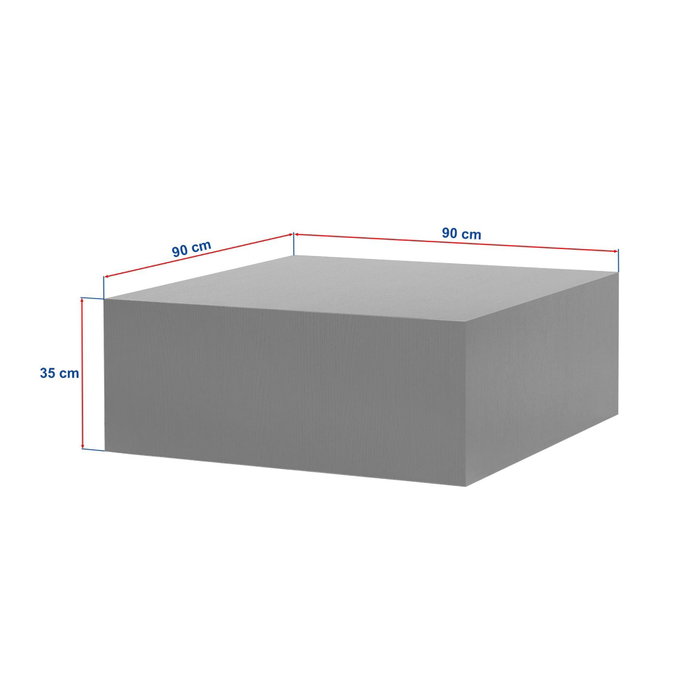 Hanah Home Prizma Mesa de Café Madera Negra